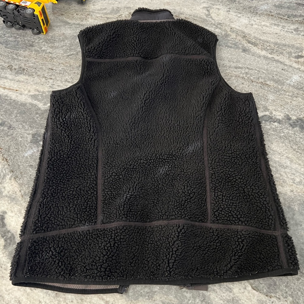 Patagonia Women's Black Pile Fleece Vest Size S - Picture 4 of 7